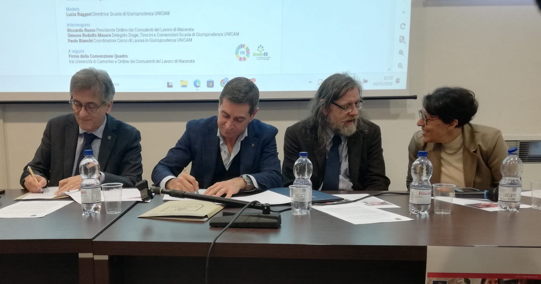 unicam convenzione 2026 